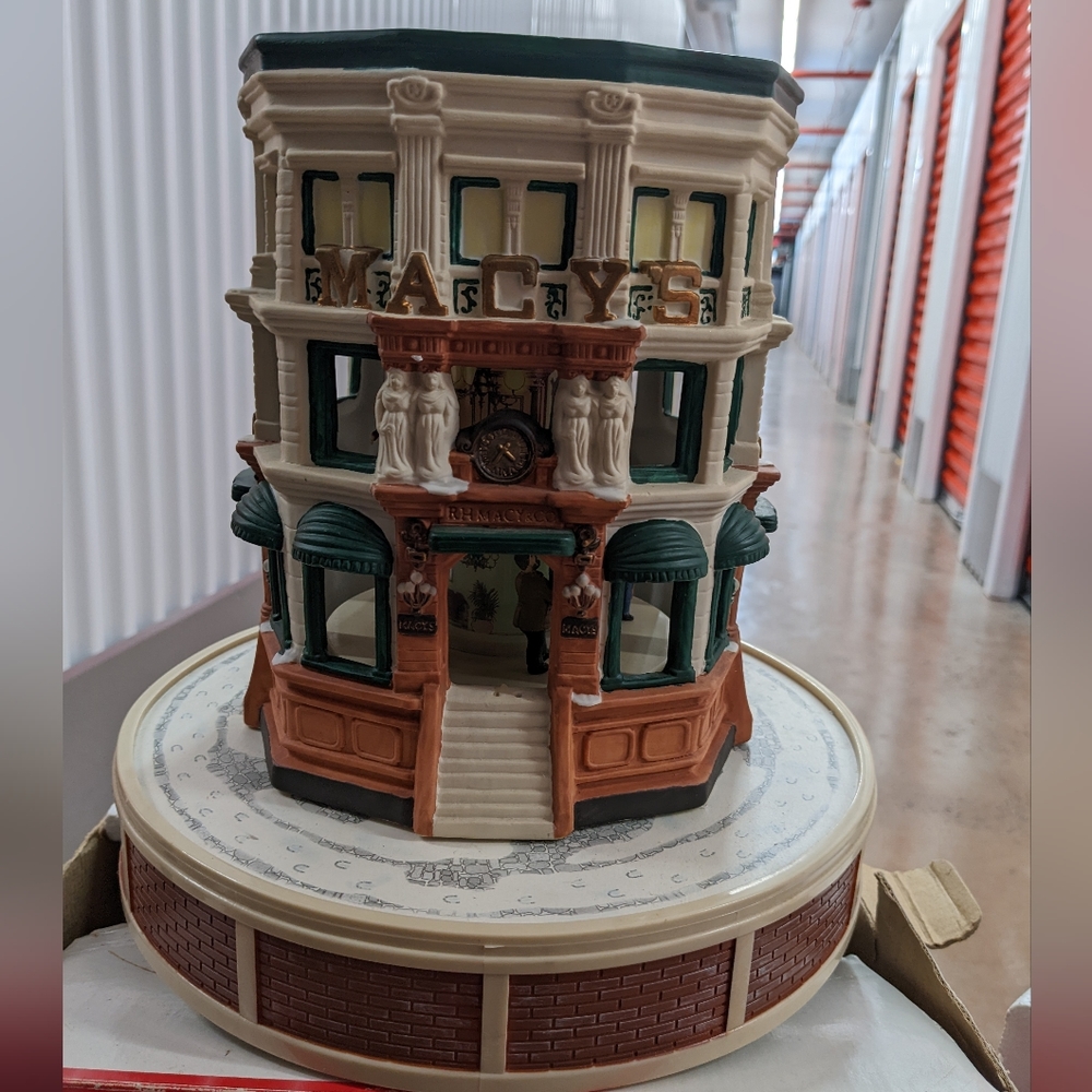 Macys holiday musical figurine